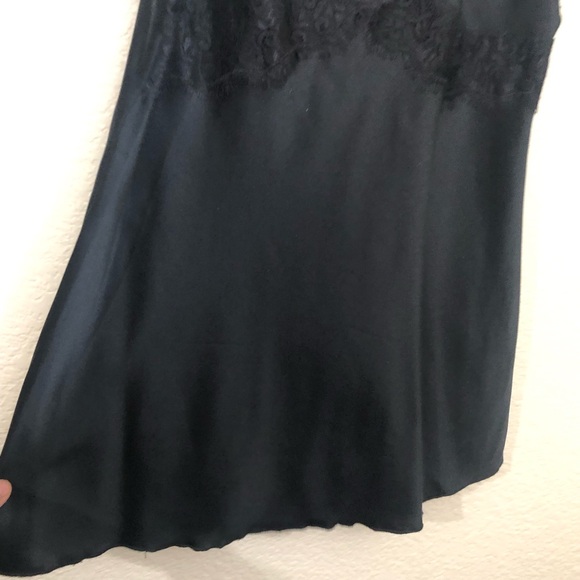 ESPRESS DESIGN STUDIO Small Sexy Black Camisole Tank 93% Silk 7% Spandex NWOT - Picture 7 of 14
